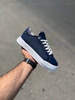 ونس pull & bear مینیمال سرمه ای زیره سفید مردانه