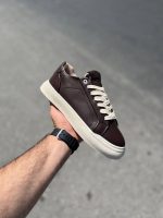 ونس pull & bear مینیمال قهوه ای زیره کرم مردانه