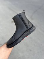بوت بامبو کلاسیک دو طرف زیپ مشکی مردانه - Image 2